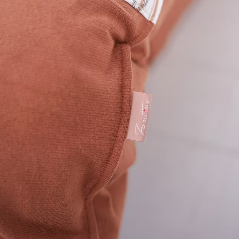 (雙人)UMORFIL膠原蛋白小鹿剪花寢具組-條紋棕∣四件組