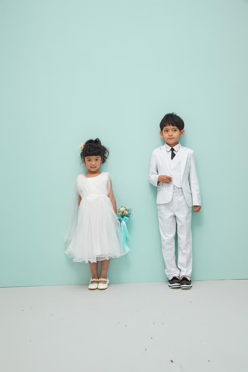 HAO.HAO kids 春之女神蓬紗裙-白