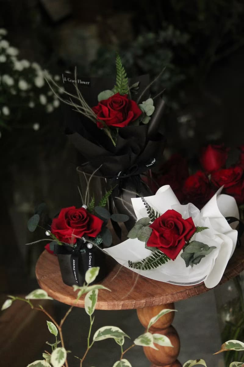 七夕首選【只屬於你的紅玫瑰花束】生日花禮/祝賀花束/永生花