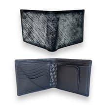 番外編Basicアートウォレット ブライドルレザーBLACK×国内産仔牛革BLACK