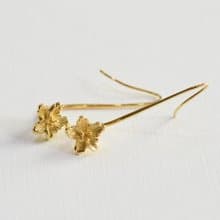 杜鵑花 | K金耳環 女款 花朵 手工飾品 情人禮物