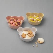 【Tak】BIO Kids Dish抗菌小熊淺碗/碗蓋組合 寶寶餐具 兒童餐具