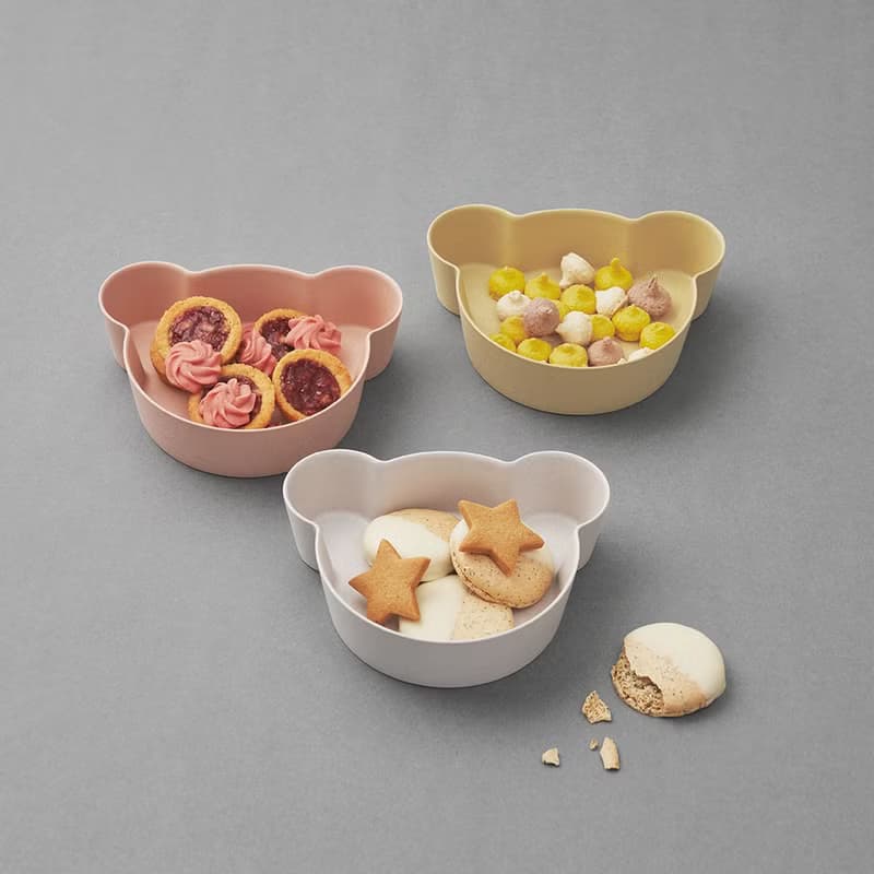 【Tak】BIO Kids Dish抗菌小熊淺碗/碗蓋組合 寶寶餐具 兒童餐具