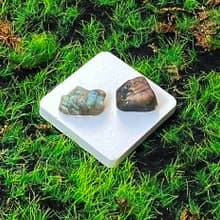 精選天然拉長石兩入套組 天然能量水晶 旺姻緣 財運水晶 快速出貨