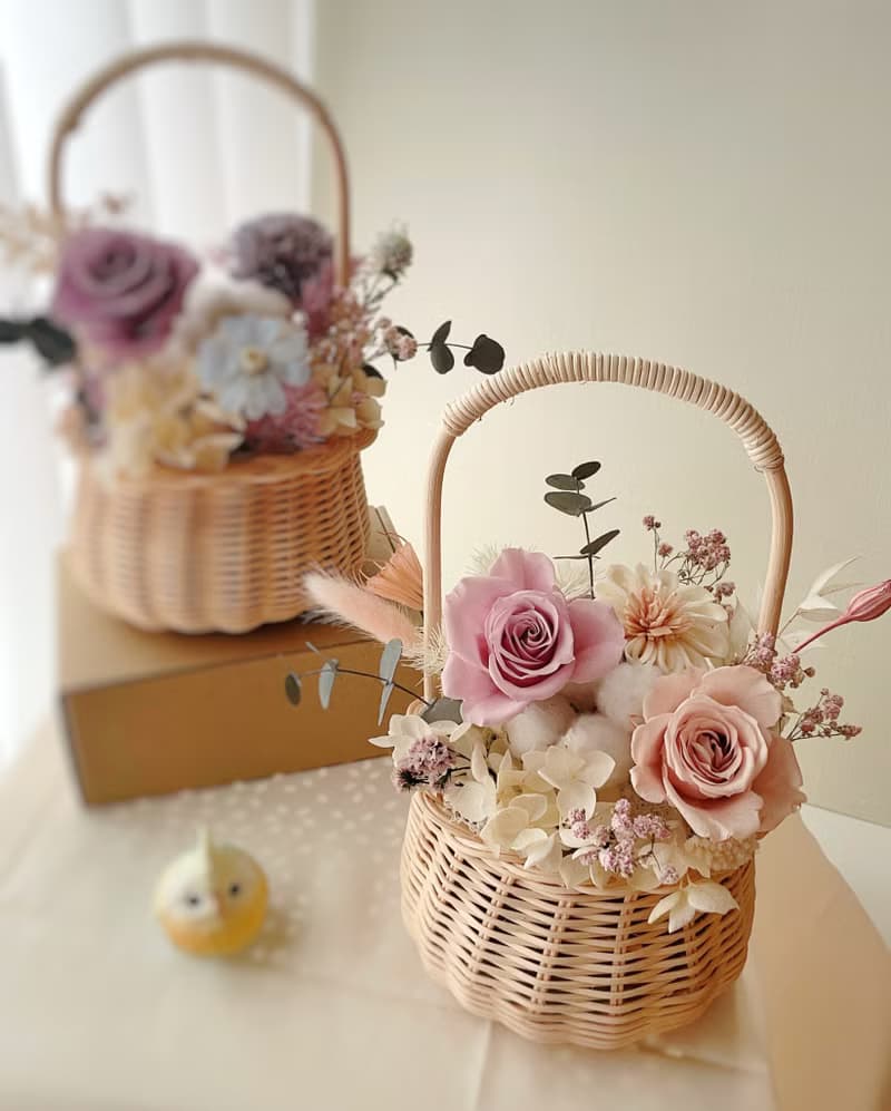 Miss。花謎 【田園小花籃】開幕花禮