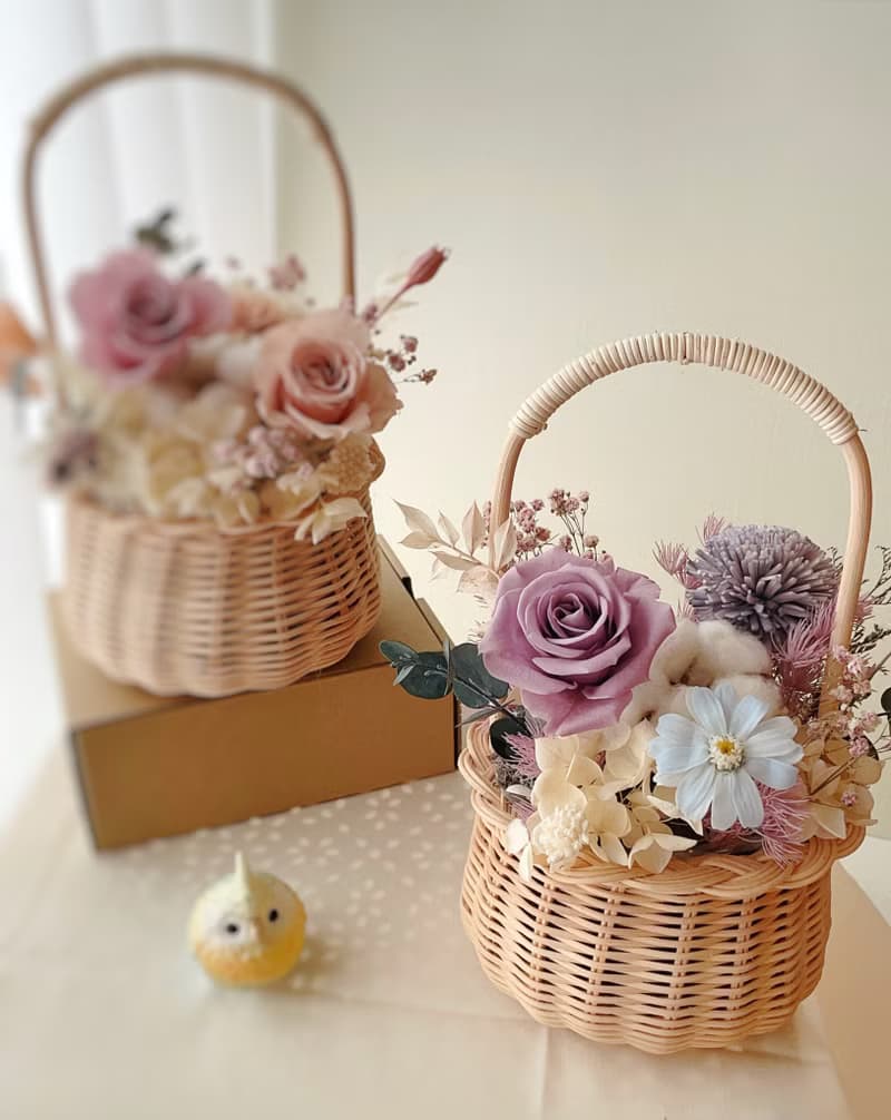 Miss。花謎 【田園小花籃】開幕花禮