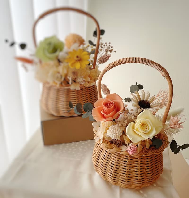 Miss。花謎 【田園小花籃】開幕花禮
