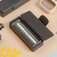 【雷雕免費刻字】LAMY 黑色 皮革筆盒 / SAFARI  - PASTEL (多選)