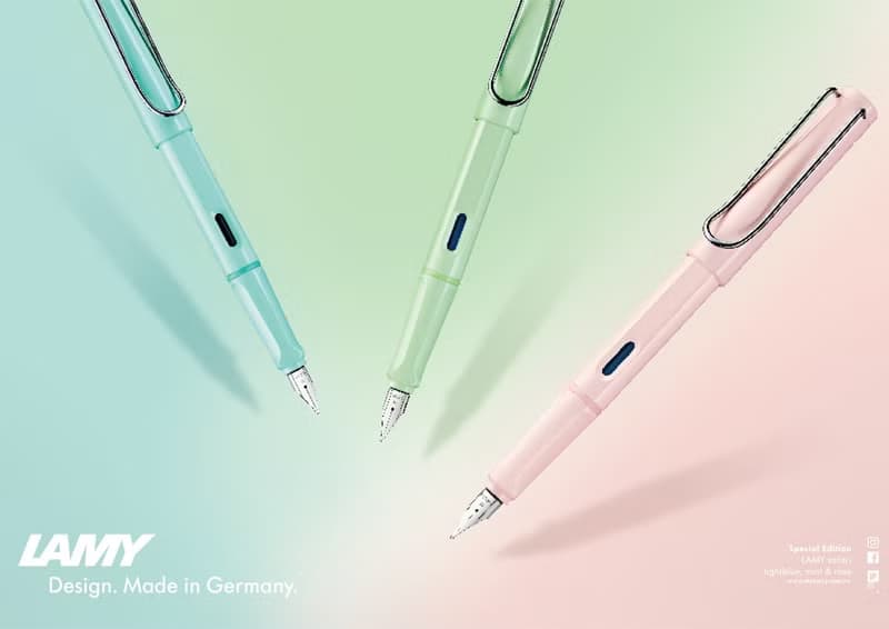 【雷雕免費刻字】LAMY 黑色 皮革筆盒 / SAFARI  - PASTEL (多選)