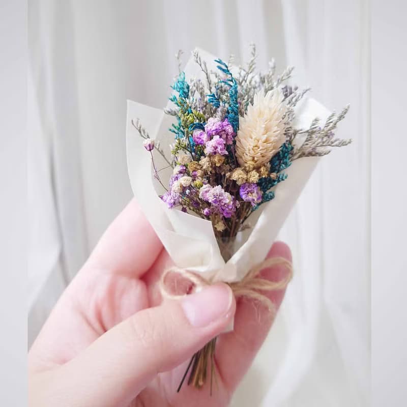 迷你小花束【款式隨機出貨】永生花/乾燥花束/婚禮小物/情人節