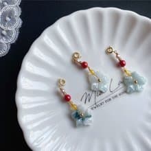 天然緬甸玉翡翠 有錢花 隨意扣 滴溜 項鍊 手鍊配飾 禮物