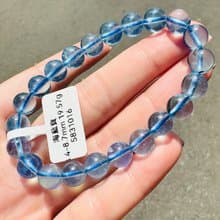 精品級冰體天空藍海藍寶8.4-8.7mm19.57g平衡情緒減緩壓力溝通力