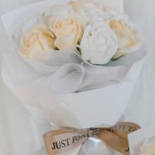 香檳玫瑰色/香皂花束/香皂花/生日花束/情人節花束/驚喜禮物/花束