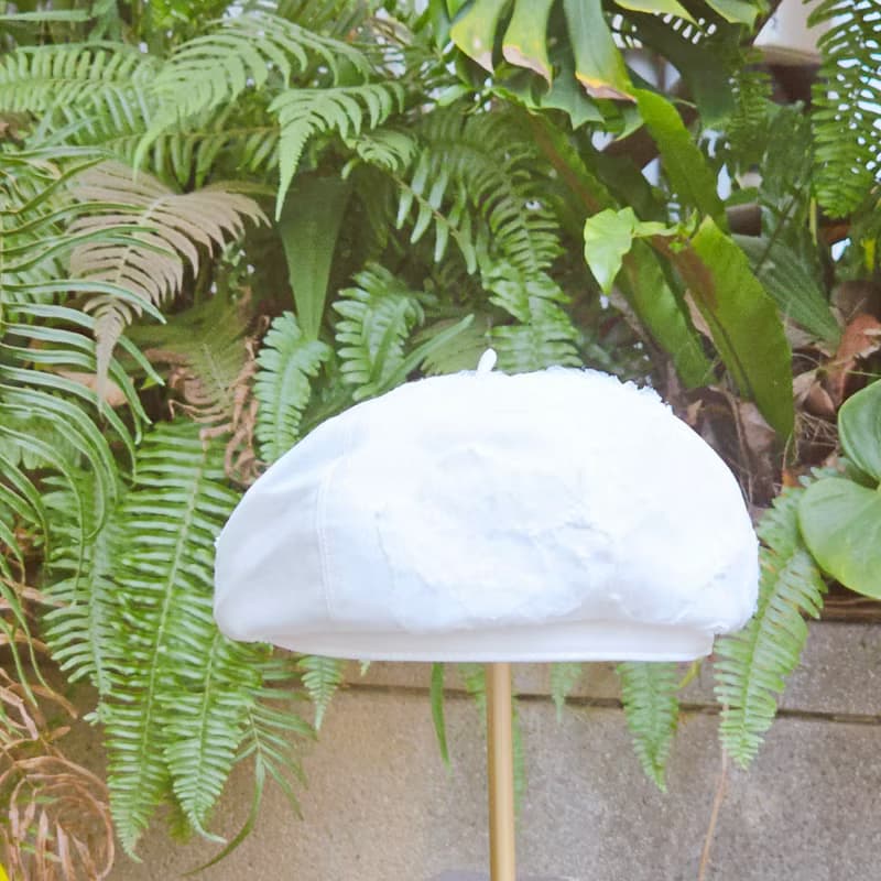 【HiGh MaLi】四季貝蕾帽 | 畫家帽 | 仙女鏤空白蕾絲花 |#仙女款