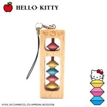 日本播州算盤 X Hello Kitty 原木算盤幸運吊飾