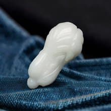 冰糯翡翠白菜吊飾 | 天然緬甸玉翡翠A貨