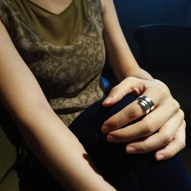 Rome c ring_羅馬c戒指 | 925銀 設計師手作 女生禮物 情人節