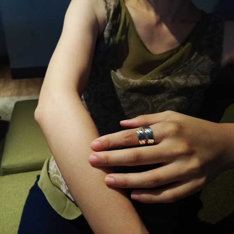 Rome c ring_羅馬c戒指 | 925銀 設計師手作 女生禮物 情人節