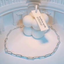 七月葉金工 /  Clippy迴紋針手鍊 /925純銀手鍊