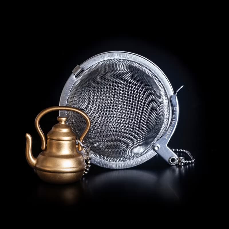 01LIV不銹鋼濾茶器 CHICHI濾茶球 茶壺吊饰 原創設計 泡茶器