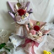 母親節花束/浪漫粉色永恆花束/康乃馨花束/索拉花束