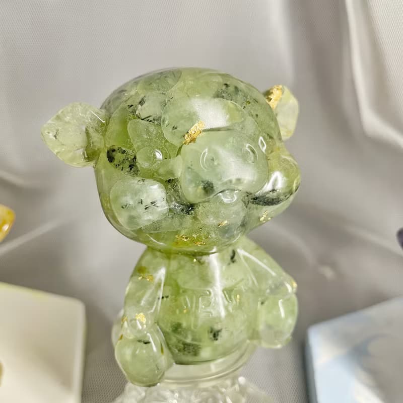 【手工製作】天然能量水晶平安豬/水晶擺飾