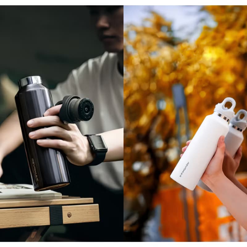 【Revomax 18/36h超長效保溫瓶】無螺紋杯蓋專利設計 環保