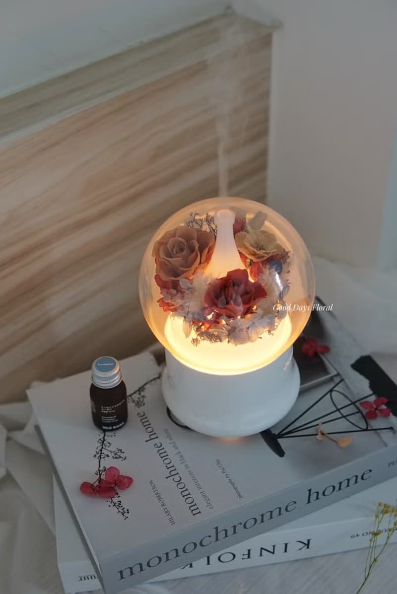 永生花香氛機 – 秋酿 / 贈無印良品精油