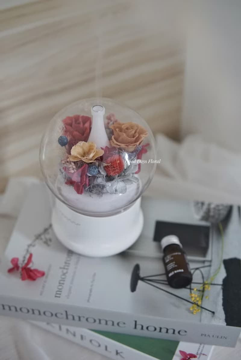 永生花香氛機 – 秋酿 / 贈無印良品精油
