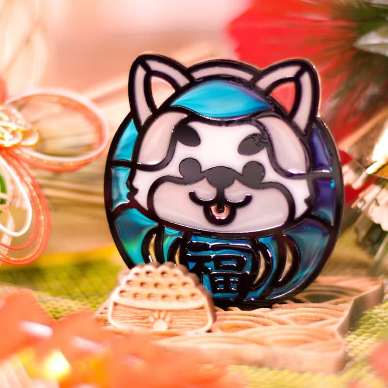 動物達摩 (雪撬/哈士奇) 座台式 l 蛇年 福貼 揮春 春聯 招財貓