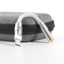 川木W161純銀16芯type-c耳機轉接線 手機便攜解碼耳放dac 3.5mm