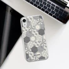 iPhone 16/15/14/13/12/SE3 復古歐式花磚 透明耐衝擊防摔手機殼
