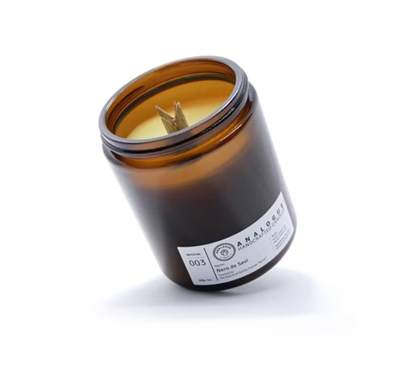 Analogue Nero de Sevi Bee&Soy Wax Candle塞維利亞大豆香氛蠟燭