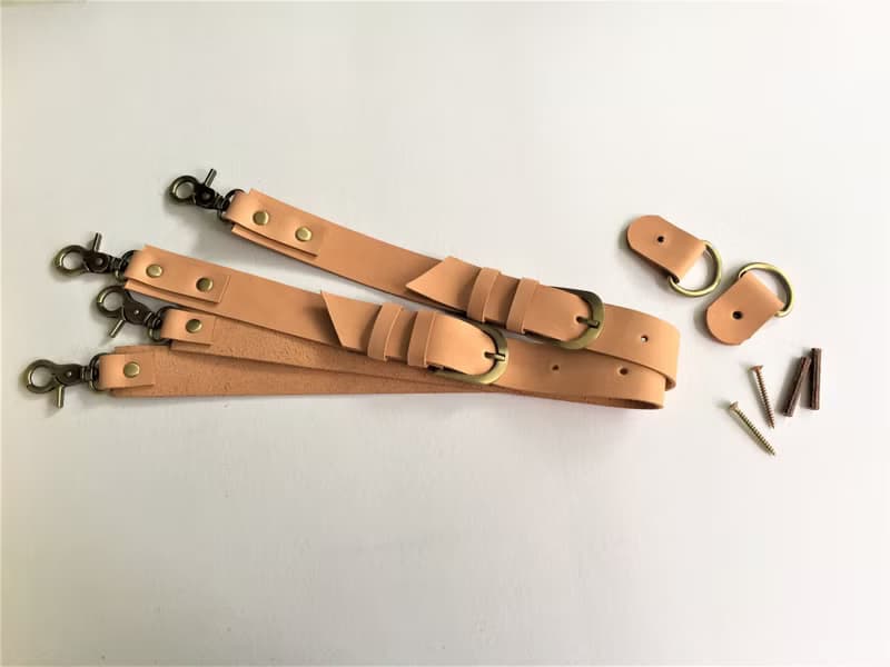 皮革窗簾綁帶//簡約主義//家居裝飾//窗簾//窗簾綁帶