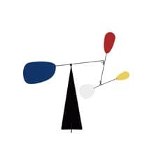 西班牙 VOLTA PARIS 35 考爾德動態雕塑擺件 蒙德裡安風藝術裝飾