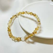 【豐盛與財富】 鈦晶  玻璃體藍月光石 水晶手鍊