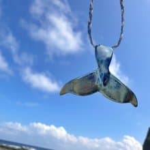 純鈦手工魚尾項鍊  • 海豚尾巴