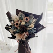 wbfxhm / 美拉德花束 煙燻巧克力乾燥花束 最美畢業花束