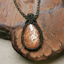 太陽石/豐盛亮片-純粹系列/蠟線編織系列/項鍊可調長度