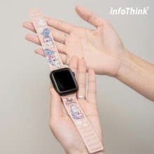 【新品上架】小牡蠣系列for Apple Watch 磁吸錶帶(粉)
