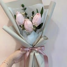鬱金香擴香花束 附提袋卡片