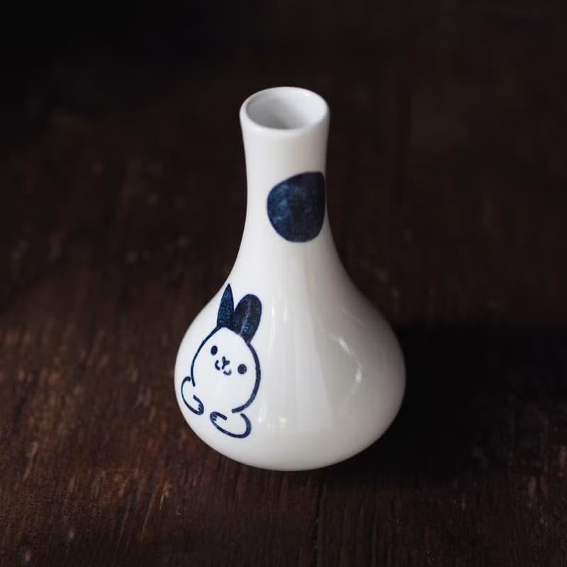 【花前月下中秋禮盒】月兔花器、咖啡濾掛組
