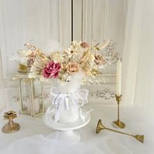 SEE 看見花藝設計 | 永生花 | 玫瑰 | 粉金天使擴香花禮