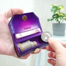 一筒金零錢包/手染漸層款/桃紅紫