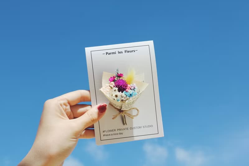 迷你乾燥花束/手工/卡片/加購價只要50元