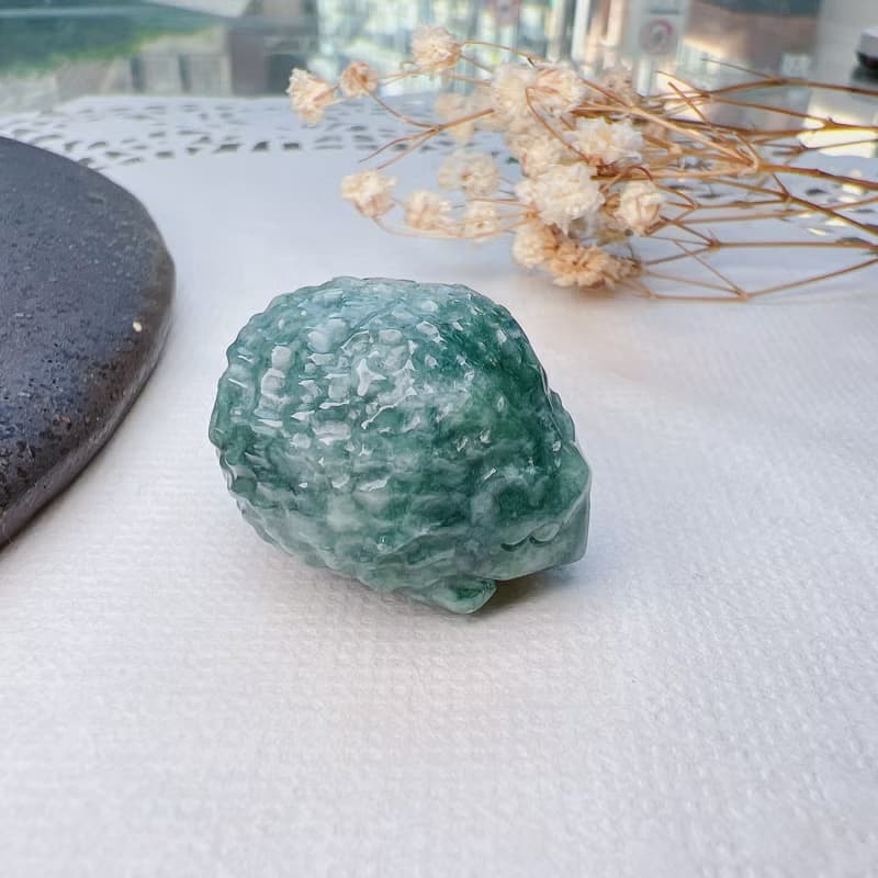 飄花翡翠刺蝟 | 天然A貨翡翠 | 送禮
