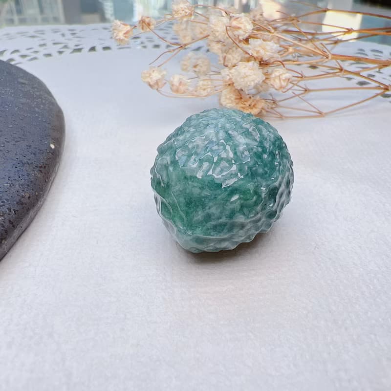 飄花翡翠刺蝟 | 天然A貨翡翠 | 送禮