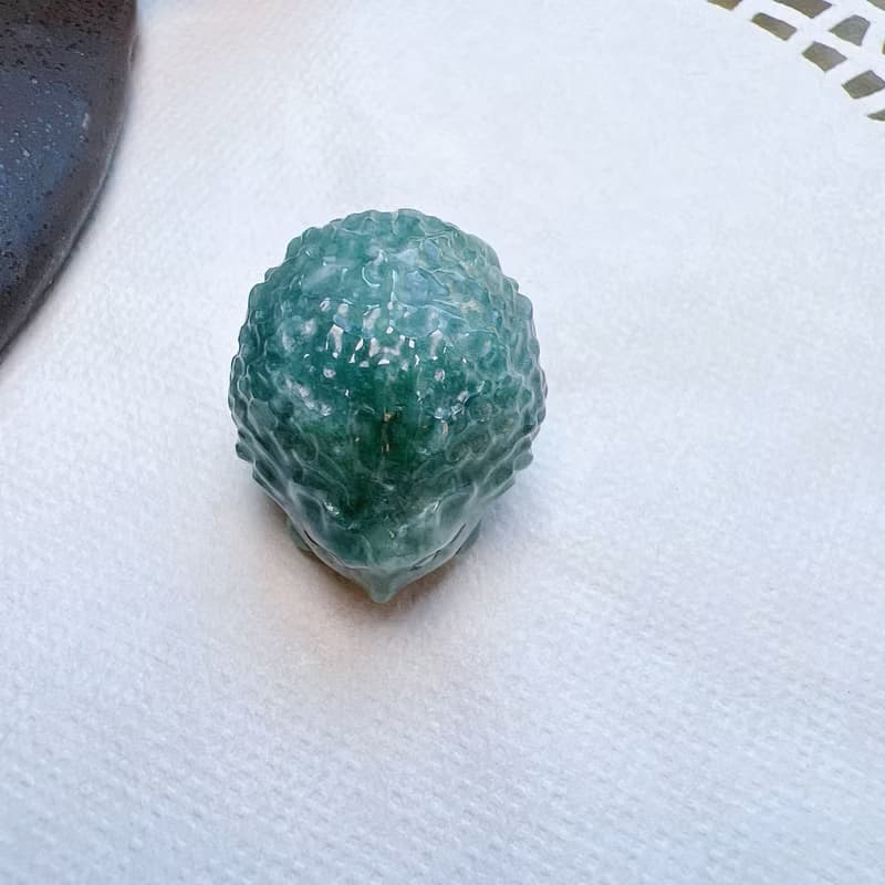 飄花翡翠刺蝟 | 天然A貨翡翠 | 送禮