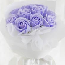 紫玫瑰花束/香皂花花束/生日花束/情人節花束/告白花束/永生花束