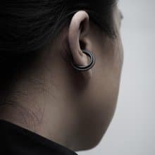 Framework Ear Cuff  鋼製耳扣_黑色